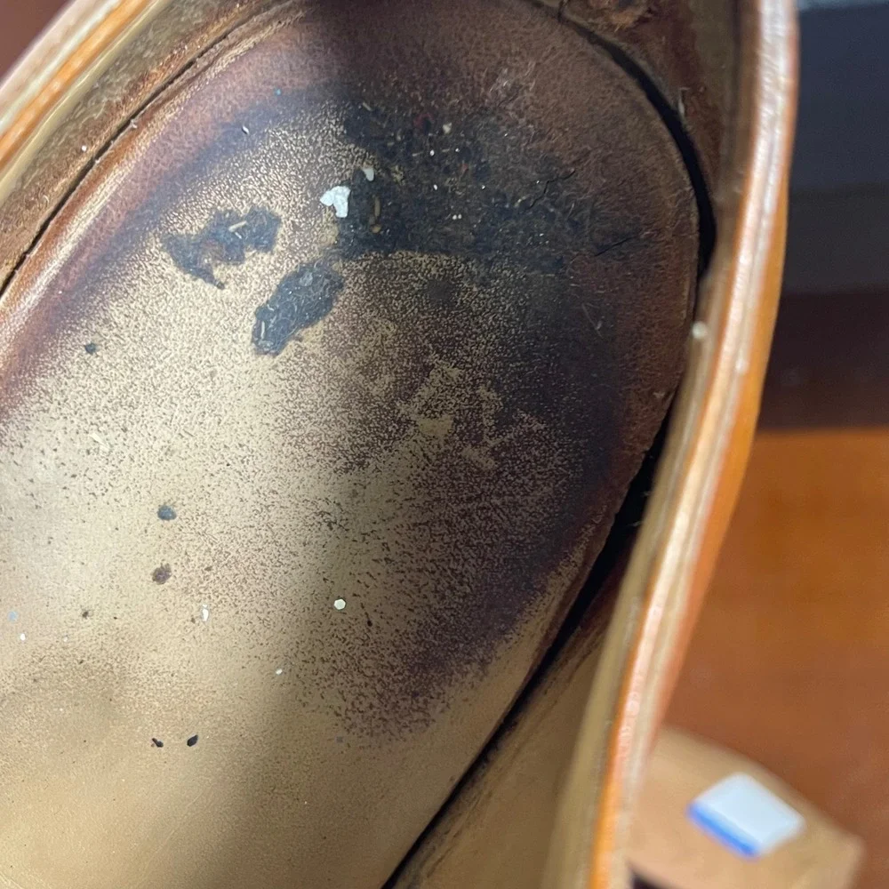 Bally Switzerland Porthos Monk Strap Cap Toe Brown Leather Dress Shoes Men 9.5D‎